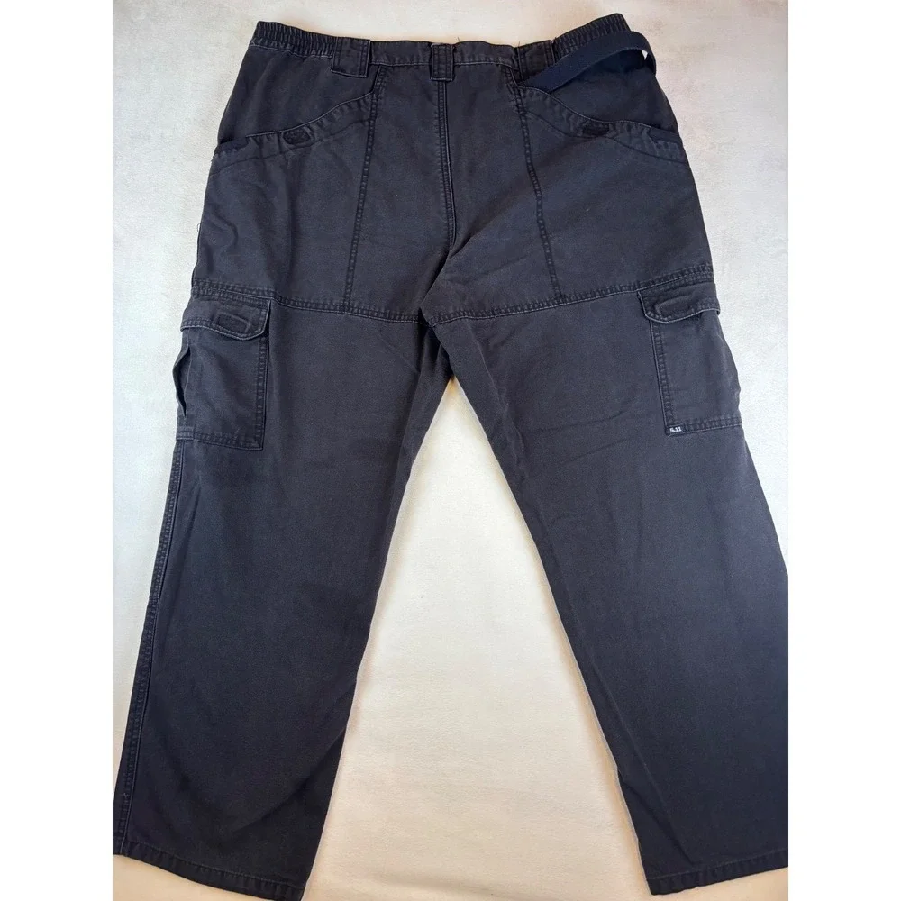 5.11 Tactical Series Mens Cargo Pants Size 40/30‎ Black Cotton Workwear